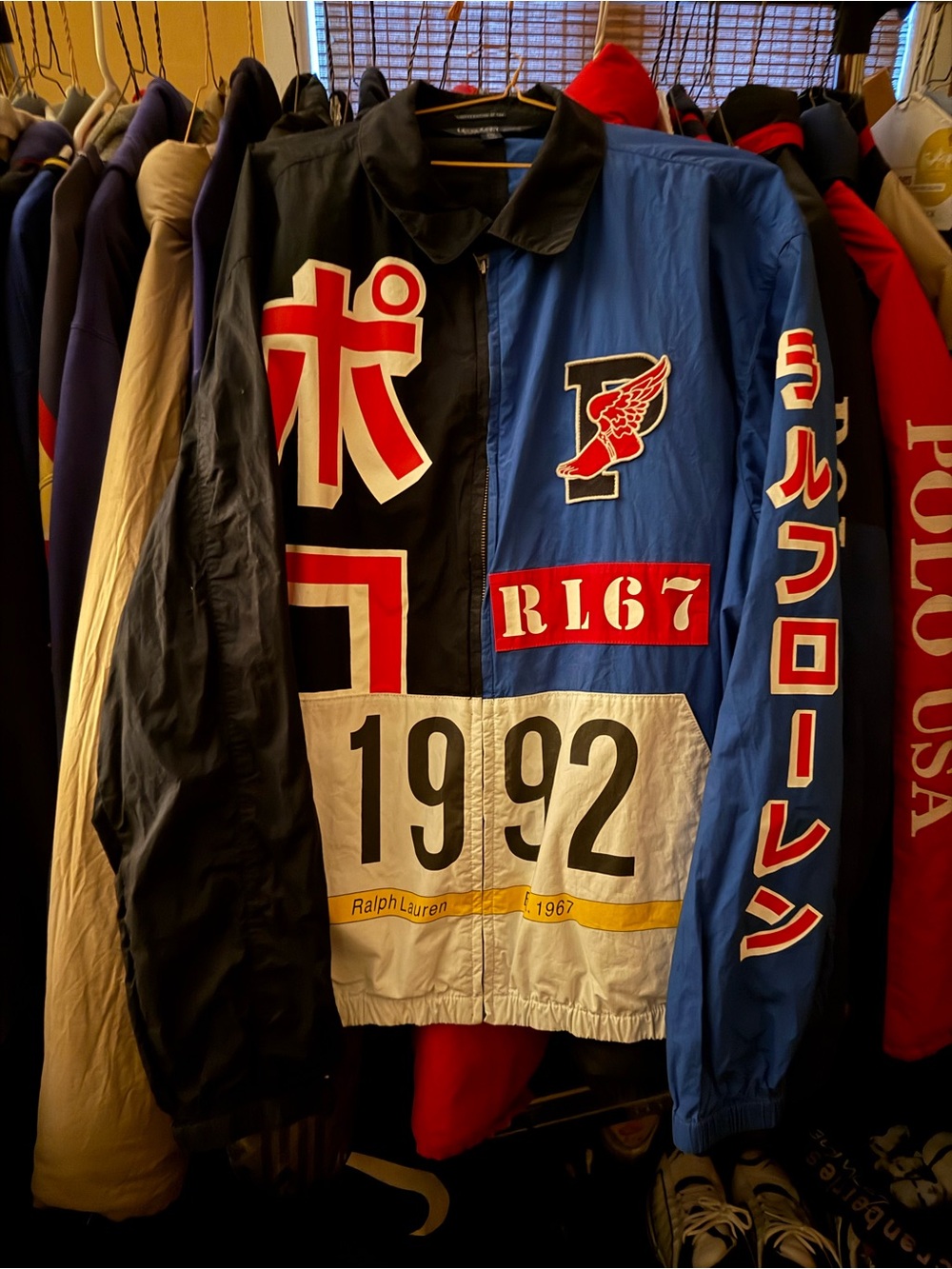 Polo stadium 92 windbreaker Japan xxl